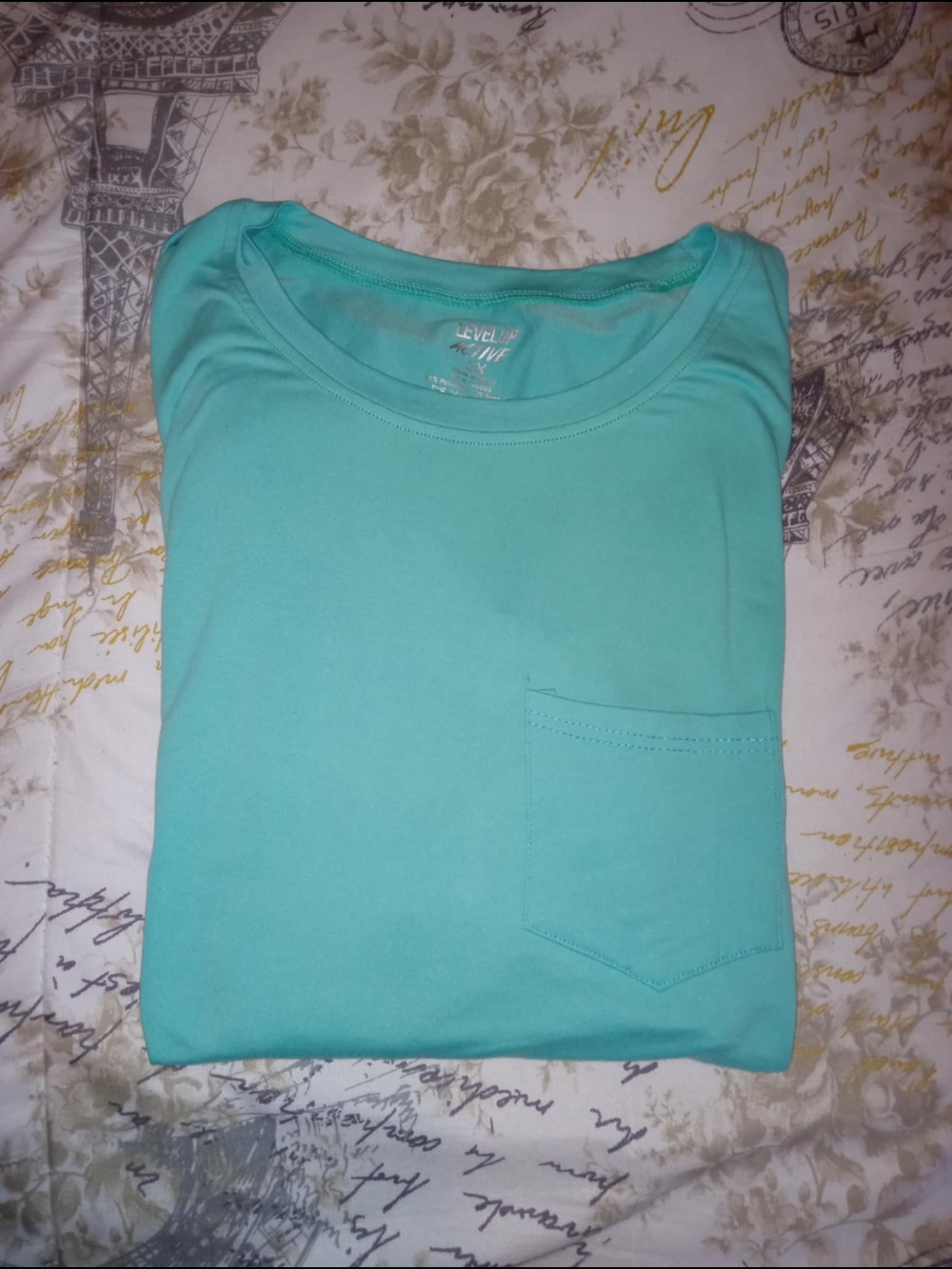 🆕Level Up Active Pocket Tee — Teal, 3X